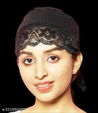 Cotton canvas, self-designed Muslim women's hijab cap pack (2 pieces), India origin