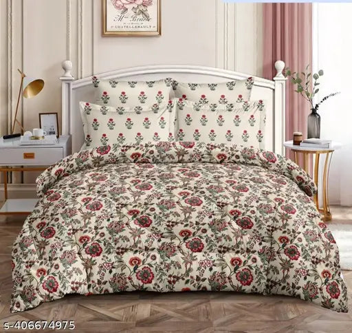 Ultra Soft cotton blend double comforter, ultra-plush for AC rooms, India origin