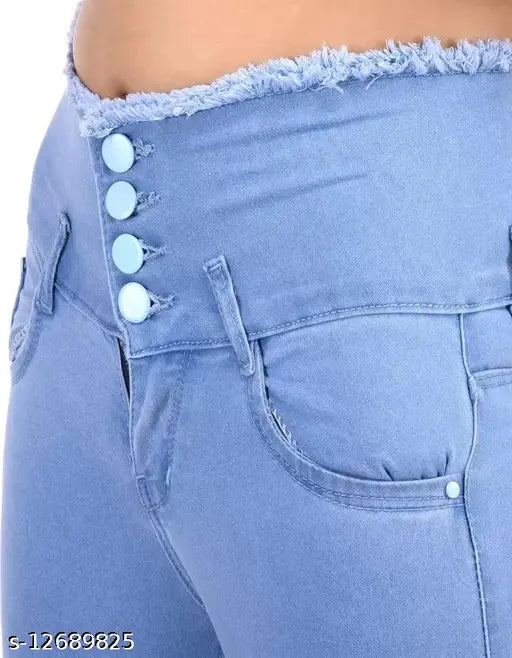 Denim men's jeans by PX4 Garments, solid pattern, size 28, 30, 32 or 34 - India-made quality workwear