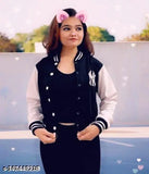 Black wool NY Jacket with solid pattern for boys aged 7-16 years, made in India