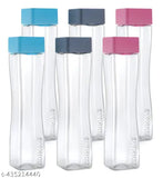 Multicolor Radhe water bottles, 800ml each. BPA-free, leak-proof, and hygienic for gym, school, office use in kitchen or fridge