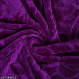 Soft 550 thread count mink-style fleece blanket, ideal for heavy winter, 90x90 inches, South Asian design