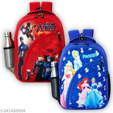 Unisex cartoon nylon school backpack, vibrant designs for kids ages 3-7. Spacious, durable, and waterproof, ideal for school and play. Fun for all little champions! (125 characters)