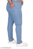 Light Blue Denim Jeggings, plus size premium quality with Lycra stretch, available in 5XL and other sizes up to 9XL, made in India