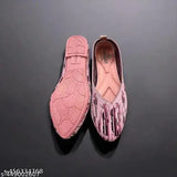 Royal Blue Canvas Bellies for Girls & Women by Zara 1 R.Gold - Solid ankle loop design