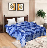 White 3D print net polyester Swikon Star Double Bed AC Blanket, free size (90x86in), India