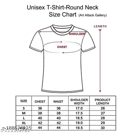 Cool and quirky men's round neck t-shirt, polyester fabric with printed design, ideal for corporate events & sports. Sizes: S (36in x 25in), M (38in x 26in), L (40in x 27in), XL (42in x 28in), XXL (44in x 29in). Made in India