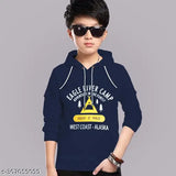 Viitor Boys cotton printed sweatshirt, softest combed cotton for kids comfort in fun colors, long sleeves, size 5-6 years