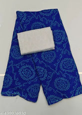 Bandhni Print Chiffon Saree with separate cotton blouse, vibrant pattern and free size, festive wear for Diwali, Durga Puja, Raksha Bandhan or Karwa Chauth