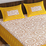 100% Jaipuri cotton, superfine double bedsheet in tribal pattern. Perfect for heavy winter, adult use. Made in India