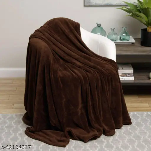 High-quality fleece solid blanket, lightweight, soft, and long-lasting - perfect for winter or any time, great for gifting