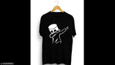 Men's trendy cotton T-shirt, printed with stylish design, short sleeves, size L (40in chest, 29in length)