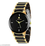 Stainless steel LED men's watch with clear glass, free size, perfect for formal occasions or everyday wear