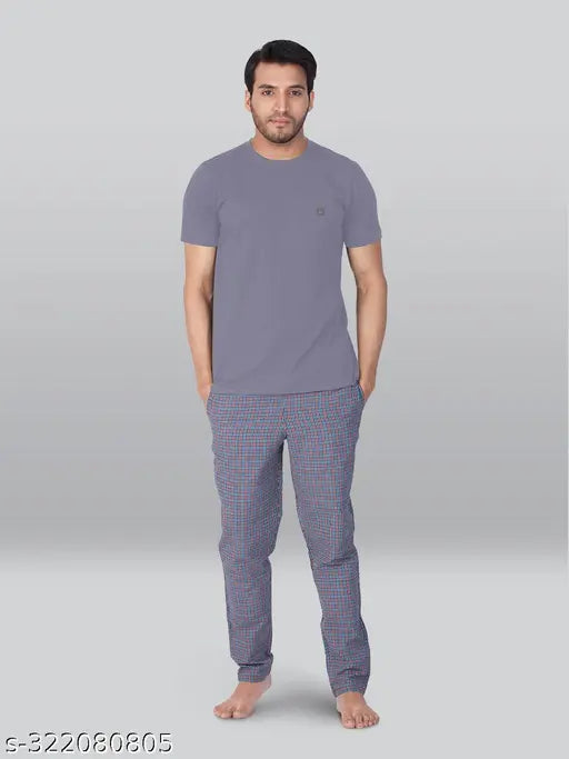 Lux Mens Solid Round Assorted Cotton T-shirts, short sleeves, various sizes (S-XXXL), durable reinforced neck, premium combed cotton, India-made casual wear
