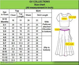 Floral-print acrylic lehenga, jacquard silk skirt & top with overlock stitch, Indian kidswear
