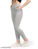 Cotton blend solid jeggings for women - fashionable, versatile, and available in multiple sizes (M, L, XL, XXL, Free Size)