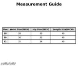 Men's white polycotton denim jeans, solid pattern for size 28 (waist 28in, length 40in, hip 30in), Indian origin