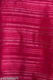 Georgette saree with velvet-velletless blouse, zari woven pattern, free size, India