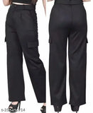 Cotton blend self-design fancy pants, elegant women's apparel in multiple sizes (26, 28/waist 28in, length 36in; 30/waist 30in, length 36in; 32/waist 32in, length 37in; 34/waist 34in, length 37in). Made in India