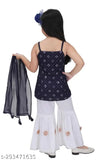 kids taffeta silk lenga choli with net dupatta, embellished and stitched, available in multiple sizes from 6-9 months to 7-8 years, Indian traditional clothing for kids