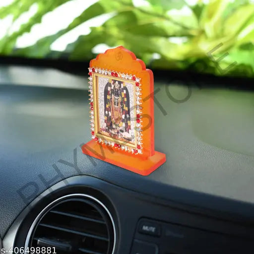 Handcrafted Indian Ram Lalla AYODHYA dashboard statue, religious decor sculpture for home or office