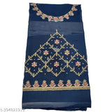 Embroidered Georgette lehenga set with kurti and odhni, Indian party wear in high-quality Georgette material