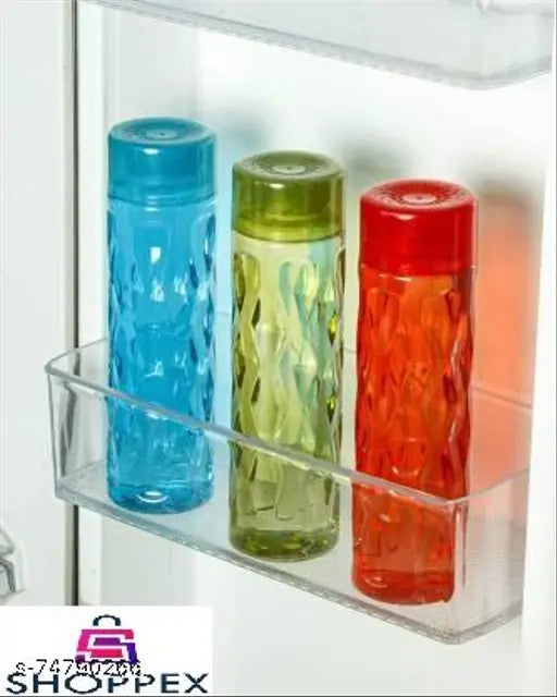 10cm x 10cm Plastic Water Spray Bottle, Crystal Clear & Leak-Proof, Hygienic, Freezer Safe, Made in India