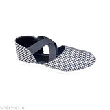 Grey synthetic material women's Ballerinas shoe - contemporary design, comfortable walking, party wear, school or wedding footwear