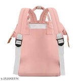 Pink polyester HomeCloud Diaper Bag Backpack with large capacity & insulated pockets, multi-function baby organizer bag for Mom/Dad (Pink)