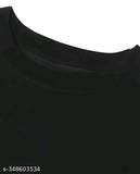 Premium quality oversized cotton t-shirt, printed design for women's casual wear, Indian origin