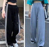 Black and Grey Cotton Women's Jogger Combo Pack - 28" waist, 38" length