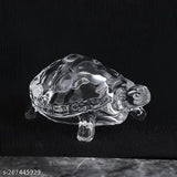 Original crystal turtle Vastu decor for career luck, handcrafted in India, size: 4.5cm x 3cm x 3cm