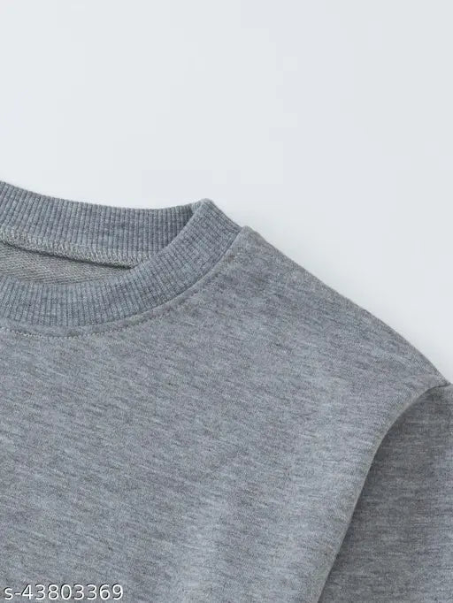 Kotty Boys cotton blend sweatshirts, long sleeves, printed design - stay stylish this winter