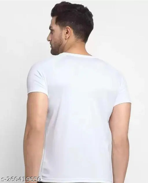 Printed polyester t-shirt for boys with Mom Dad graphics, available in S, M, L, XL, XXL (India origin)