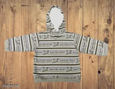 Cotton blend kids sweat hoody in French terry fabric, available in sizes 6-9 Months to 2-3 Years