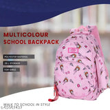Light Pink Tinytot Water Resistant School Backpack, 26L storage for girls and women