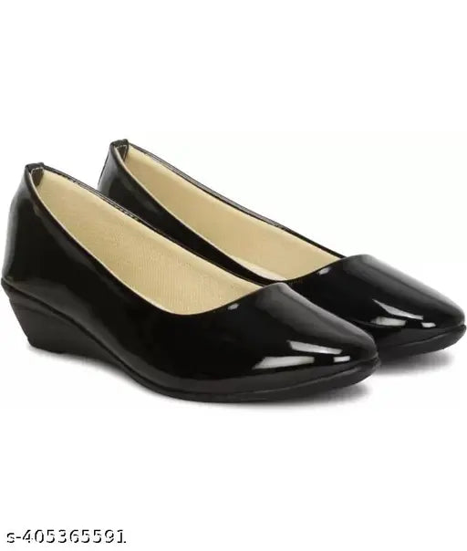 Synthetic leather women's ballerinas - trendy, comfortable, and stylish heels in various sizes (IND-3 to IND-9) - made in India