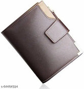 Brown genuine leather wallet with 10 credit card slots and additional compartment for cash, made by Sunvibe