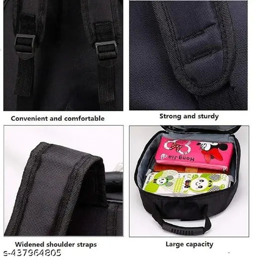 Yellow PU-coated Kindergarten/School/Picnic backpack with 3D eggshell print, suitable for primary school kids and tuition