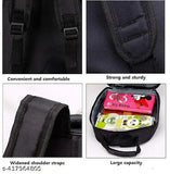 Yellow PU-coated Kindergarten/School/Picnic backpack with 3D eggshell print, suitable for primary school kids and tuition