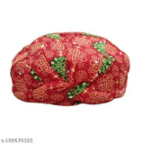 Traditional Rajasthani cotton pagdi set (5), vibrant printed design, perfect for weddings, Holi, parties, or mehandi decoration