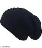 Wool winter beanie, solid design for men & women, Indian-made accessory