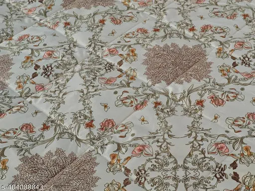 Faux suede double bed quilt comforter, 10.5ft x 100ft, Indian origin