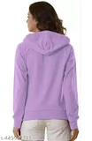 Ladies fleece cat hoodie with long sleeves and printed net pattern (S, M, L, XL sizes available) on display