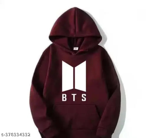 Boys BTS hoodie, wool, long sleeves, printed net design, 9-10 years size