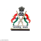 Handcrafted Indian religious idol from WOLCH Brand, ornate and vibrant for home decor or vehicle dashboard