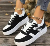 Stylish synthetic sneakers for girls, ZF ALFIYA design with rubber soles, lace-up fastening on display. Size: N 4 (7in), India origin