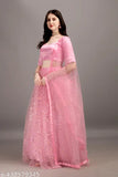 Silk and net semi-stitched Indian lehenga choli with embellished dupatta, originates from India