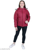 Indian-made solid women's full sleeve jacket in classy design, available in sizes M-XL