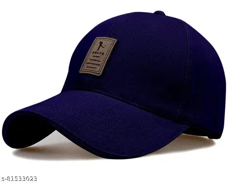Tekzie Edico Unisex cotton baseball cap - durable, sporty, and trendy for cricket, outdoor activities, or travel - made in India